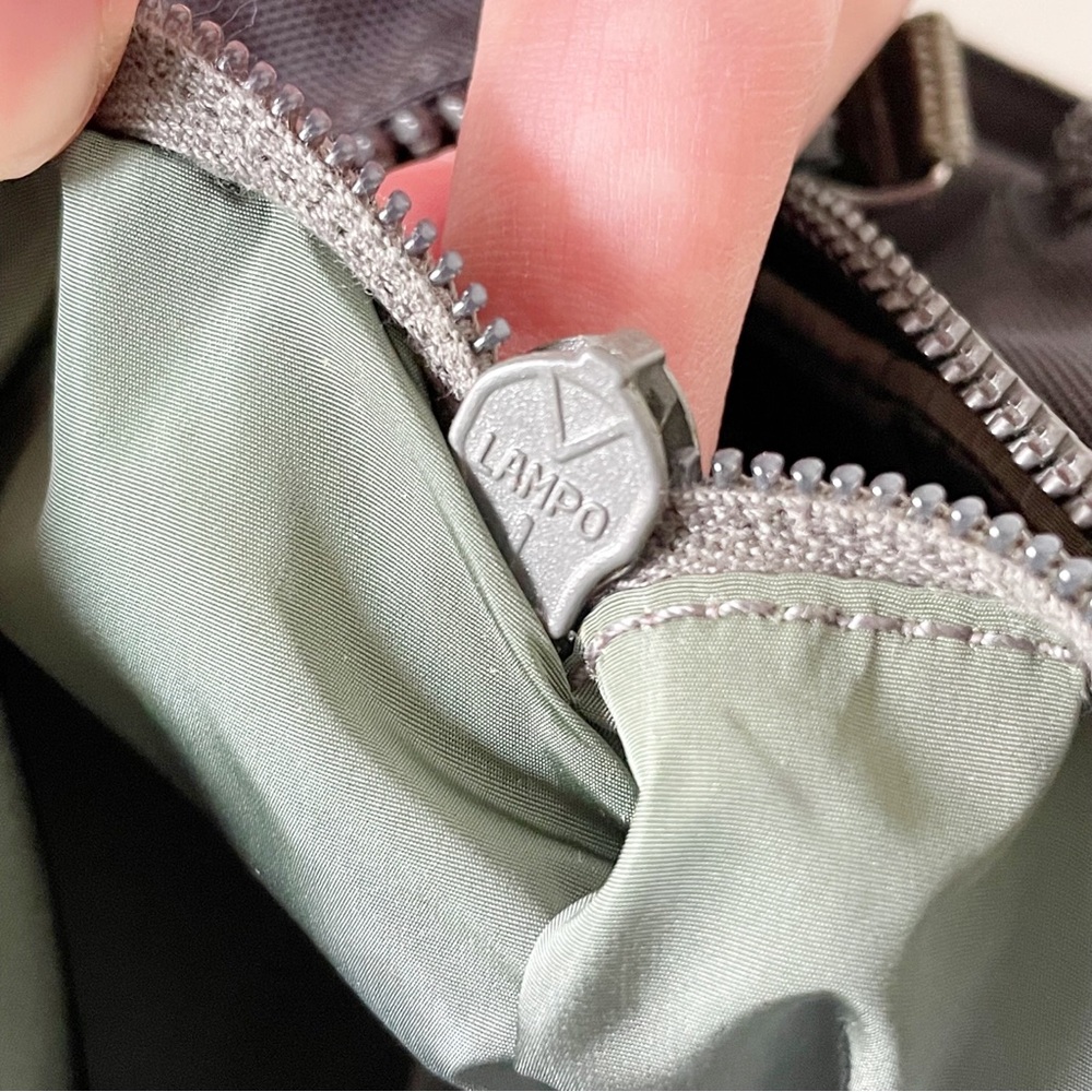 Prada black canvas vintage unisex crossbody bag with pouch - Picture 12 of 13